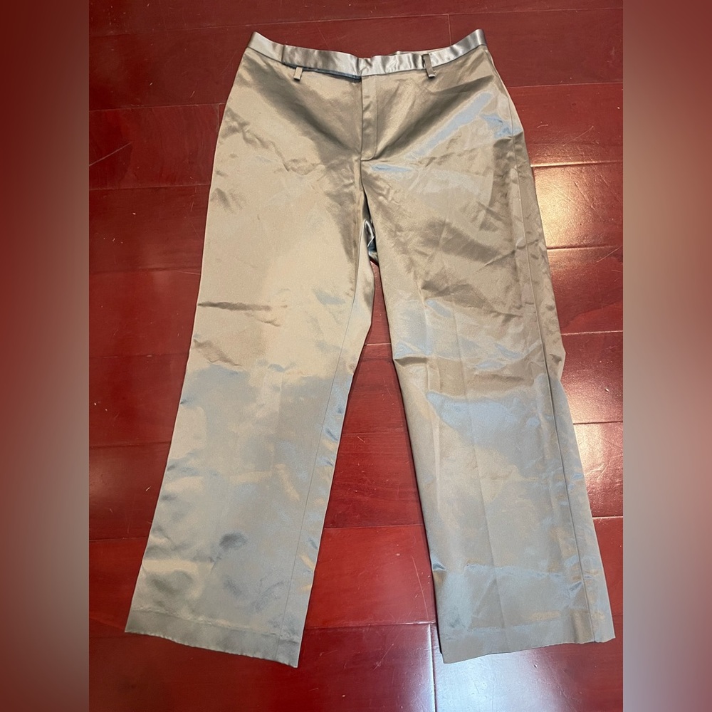 Vintage GAP Silver Cropped Stretch Pants